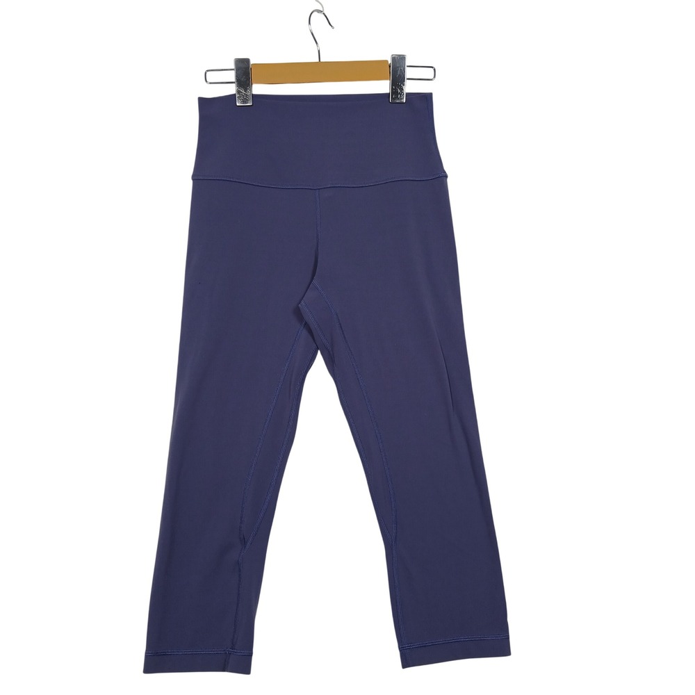 Lululemon Wunder Under High-Rise Crop 21 Luxtreme Purple Blue Leggings Size 6